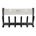 Better Homes & Gardens SnugFit Over-the-Door Hanging Hooks, 6 Double Hooks, Matte Black