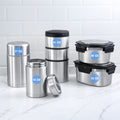 Mainstays 33 oz Insulated Stainless Steel Lunch Box Food Storage Container with Lid
