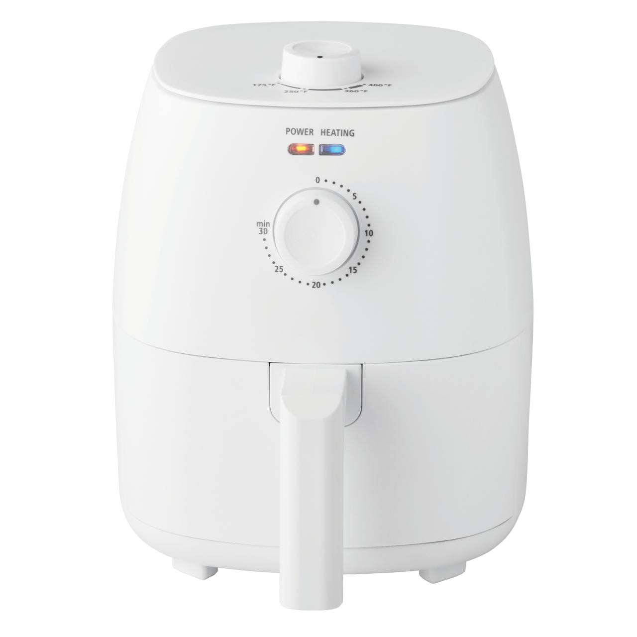2.2 Qt Air Fryer in Arctic Black with Non-Stick Basket