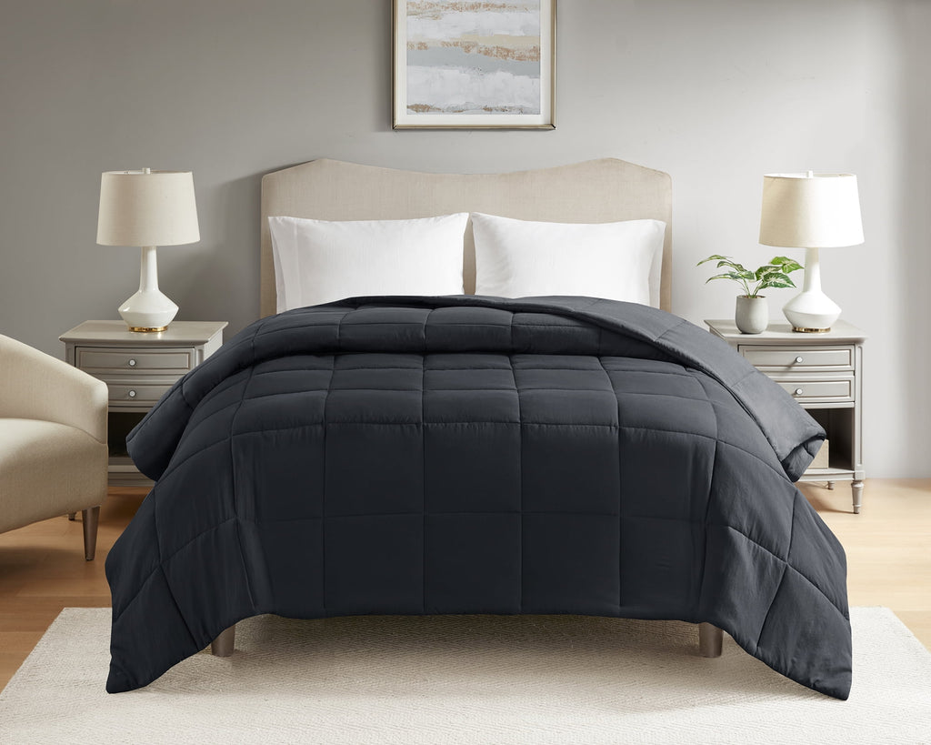 Twin/Twin XL Comforter, Down Alternative, All-Season, Stone