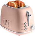 Toaster, Digital Retro Stainless Steel with 6 Shade Settings, Cream