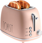 Toaster, Digital Retro Stainless Steel with 6 Shade Settings, Cream
