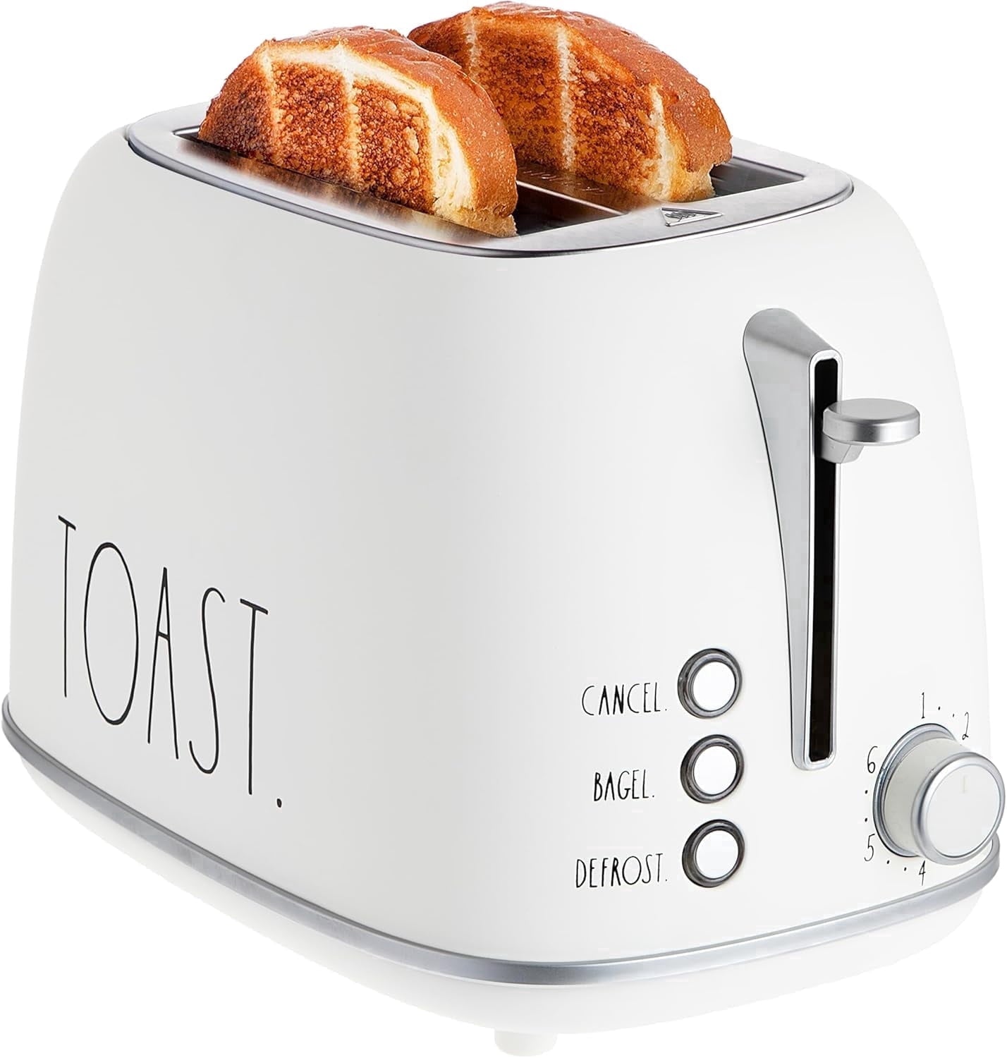 Toaster, Digital Retro Stainless Steel with 6 Shade Settings, Cream