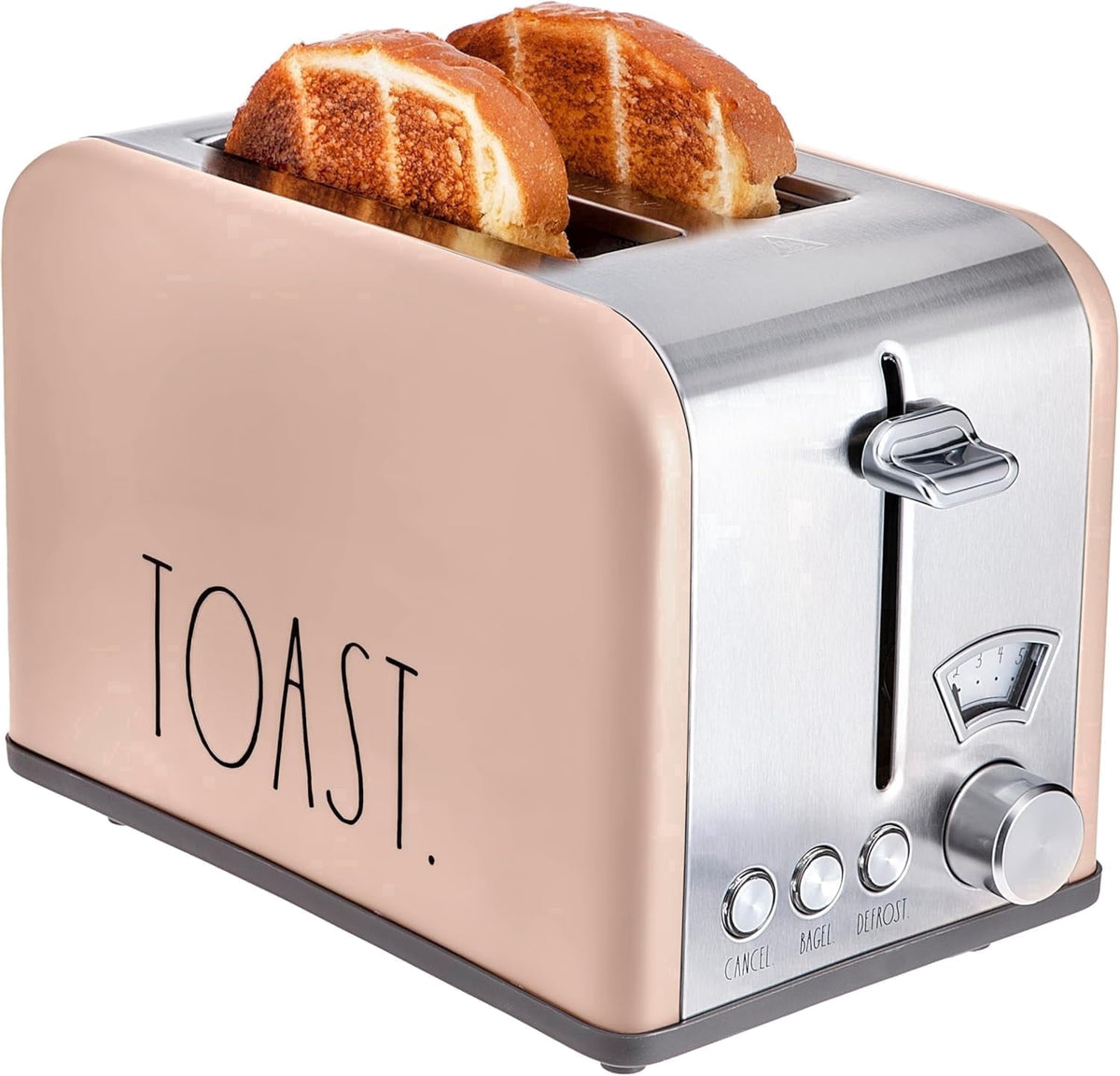 Toaster, Digital Retro Stainless Steel with 6 Shade Settings, Cream