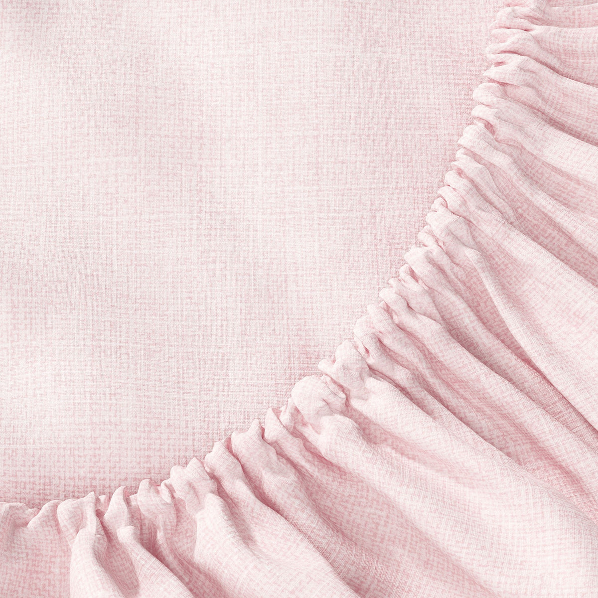 Mainstays Kids 100% Cotton Percale Bed Sheet Set, Full, Light Pink, 4 Pieces