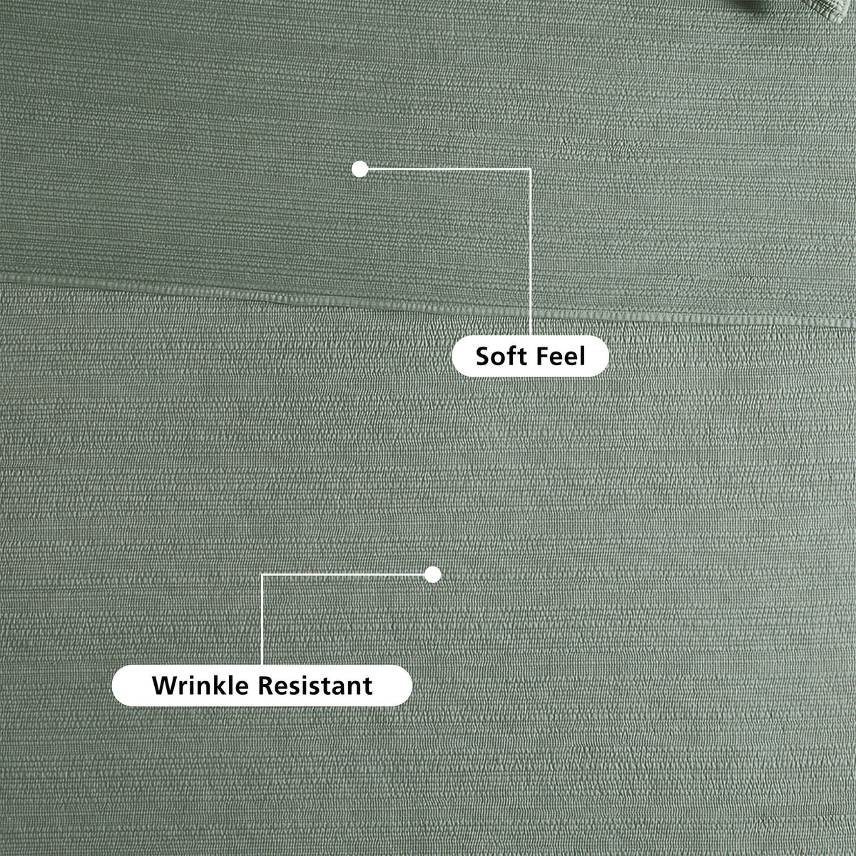 Mainstays Garment Washed Stripe Quilt, Full/Queen, Light Green, Soft Microfiber Bedding